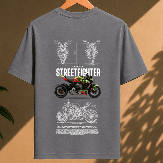 Camisa Ducati Streetfighter V3 Moto Naked Racing Premium Alta Qualidade