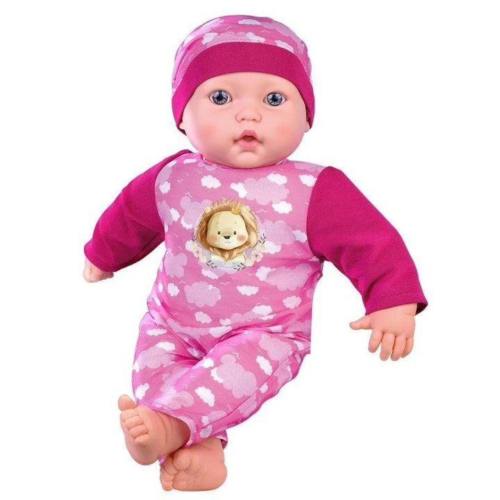 Boneca Fofura Bebezão Cotiplás Bebê Grande com Roupinha e Expressão Delicada