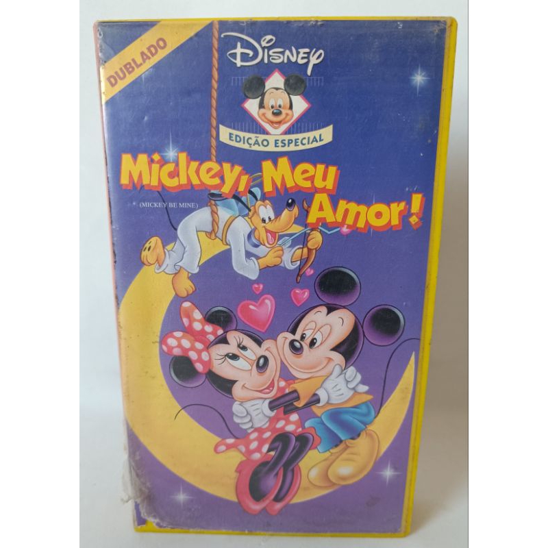 VHS Mickey, Meu Amor! Dublado Walt Disney Edição Especial desenho infantil clássico colecionador
