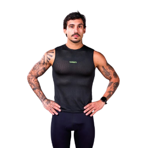 Imagem Base Layer Cycling Woom PRIMA Preto Unissex