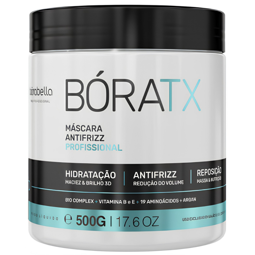 Borabella Máscara Bóratx Antifrizz Profissional