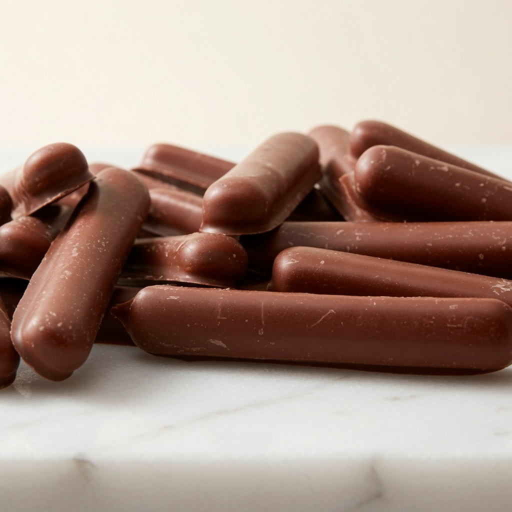 Palito De Chocolate Caixa Com 2 kg - Petit Four Atacado Doces Crocante Para Sobremesa Pavê Ingrediente