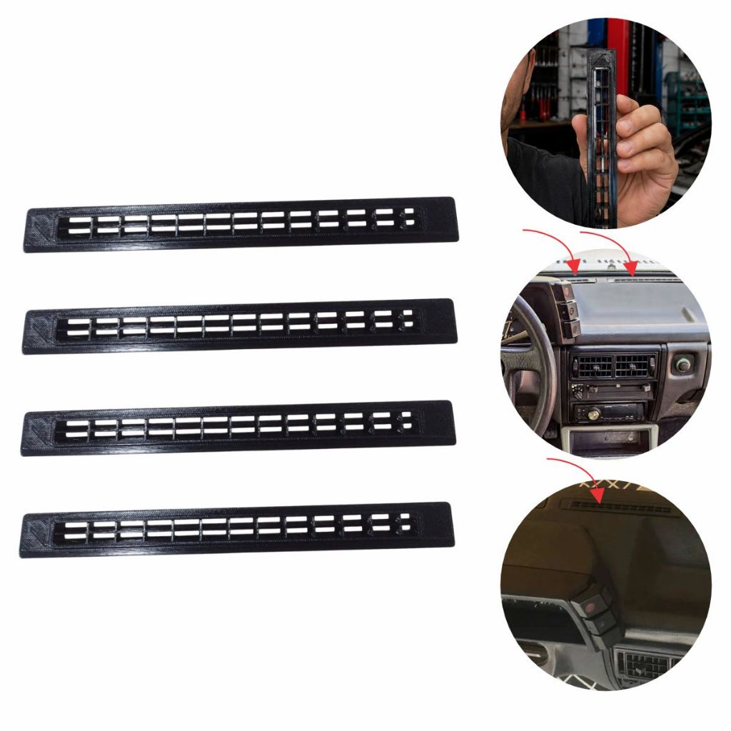 Grade Difusora Ventilação para Painel Satélite Gol Parati Saveiro Voyage GTI GTS