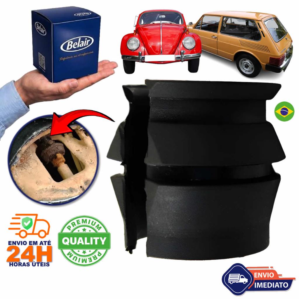 Bucha da Haste Varão da Alavanca Câmbio VW Fusca Brasília Variant PU Reforçada Belair c/ Nota Fiscal