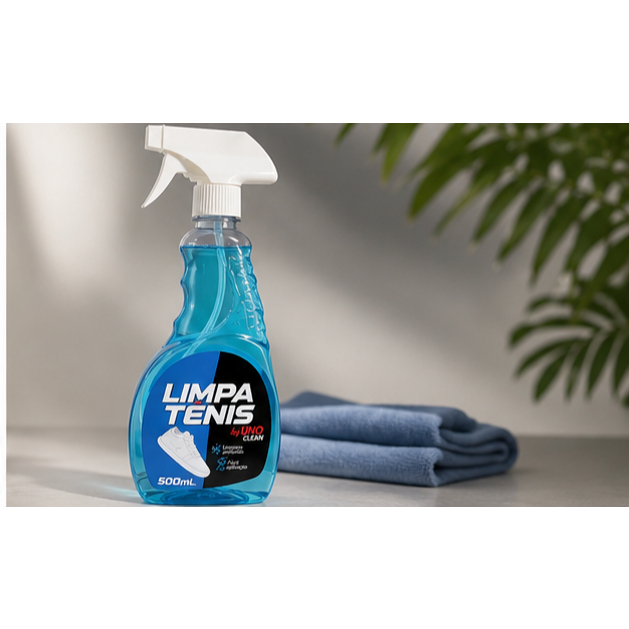 LIMPA TÊNIS PREMIUM 500ML – LIMPEZA PROFUNDA E PRATICIDADE  limpa tênis, limpeza de tênis, removedor de manchas, limpa s