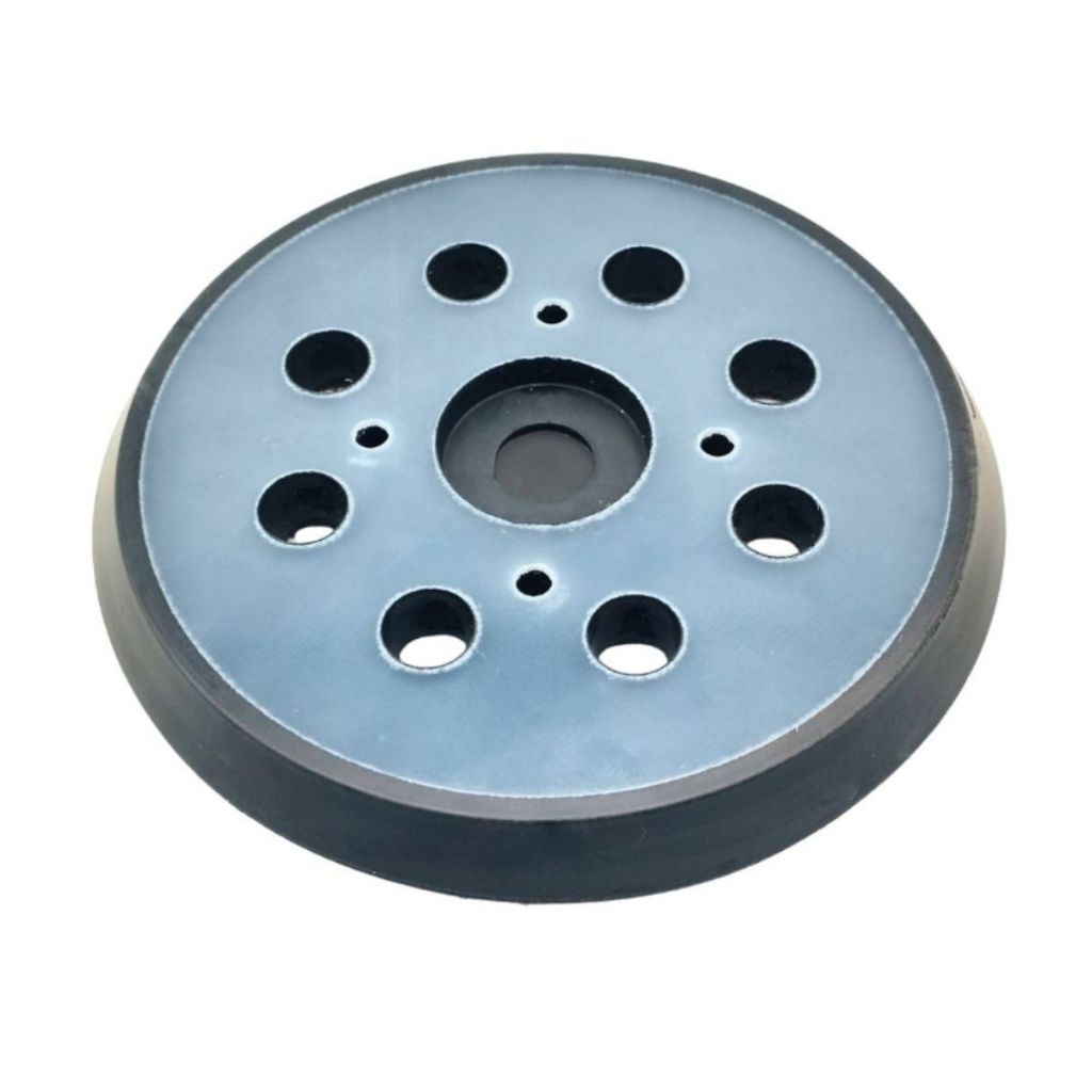 Base Disco Almofada Prato Fixa Fácil 5" 122mm 8 Furos de 10mm Pó e 4 Furos de 4mm Fixar DOBB para Lixadeira Vonder e DWT