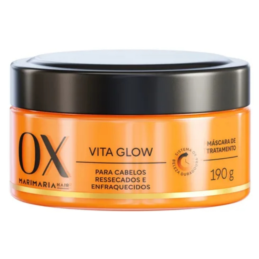 Máscara de Tratamento Vita Glow OX Mari Maria Hair 190g
