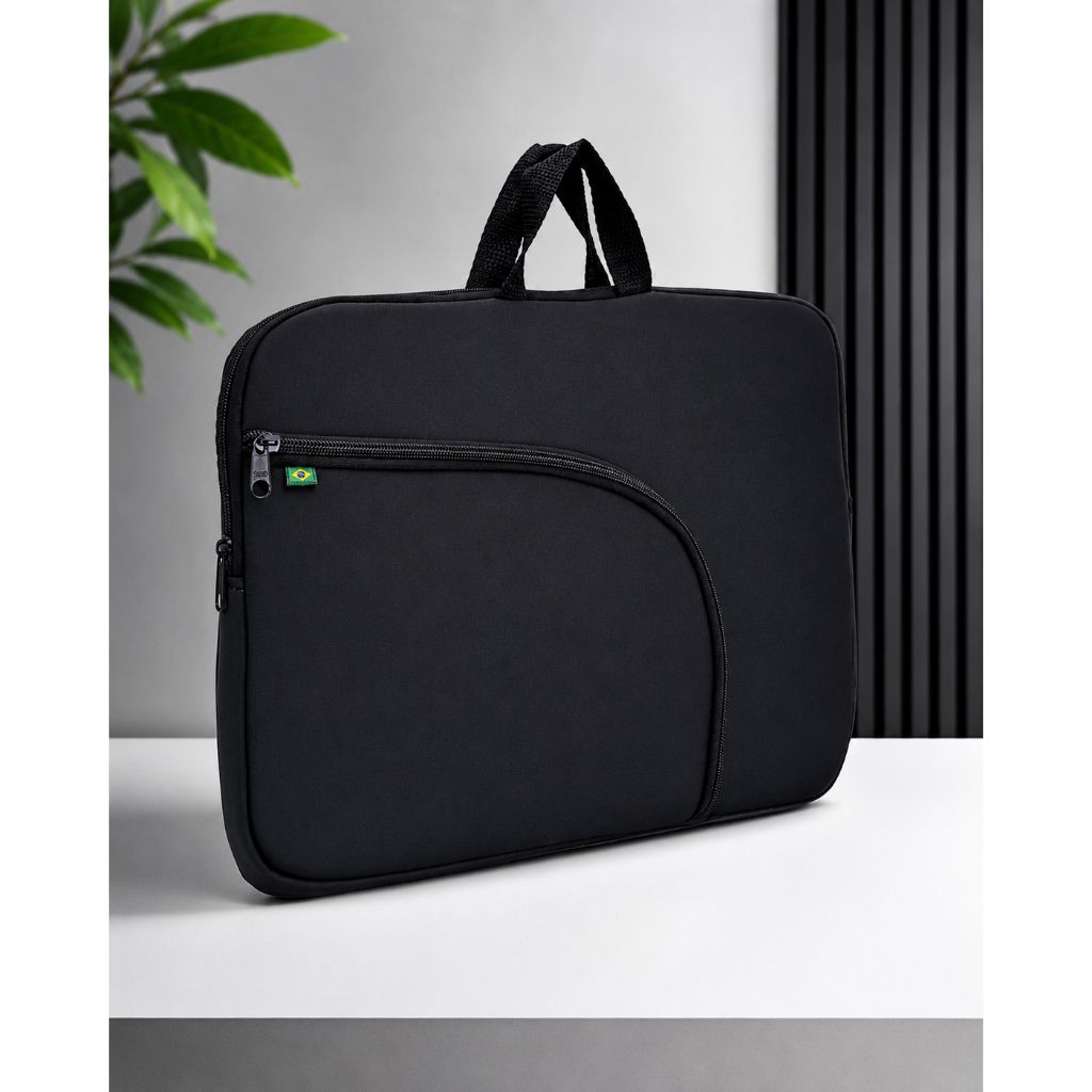 Imagem Bolsa Case Capa Estojo Com Bolso e Alça Para Notebook/Macbook 14"/15,6"/17" MEGA PROMOÇÃO!