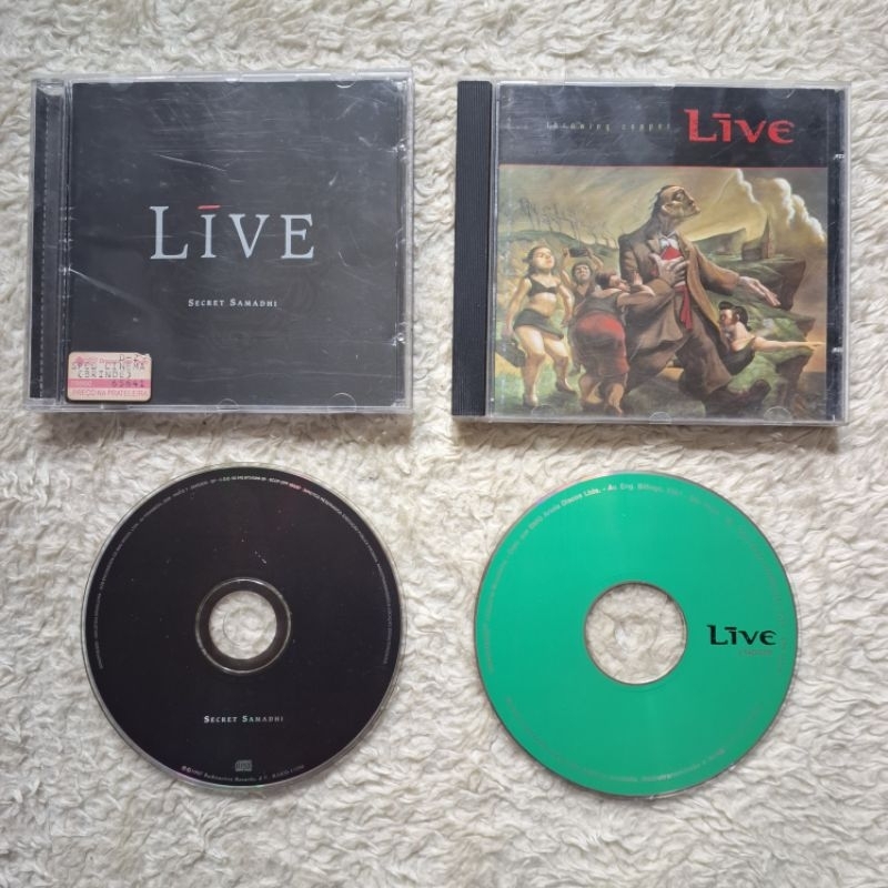 Lote 2 CDs Live - Throwing Copper (1994) & Secret Samadhi (1997)