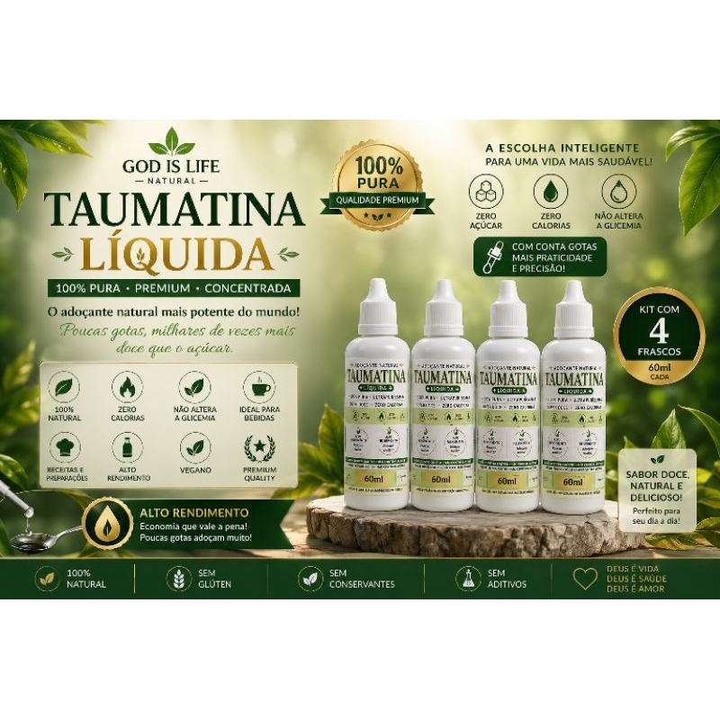 TAUMATINA LÍQUIDA 4 UNIDADES