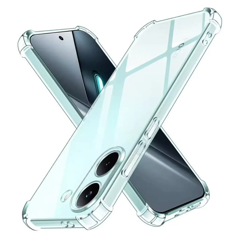 2X1 Xiaomi Poco X8 Pro 5G-Capa Transparente TPU Silicone + Pelicula Frontal Ceramica 3D
