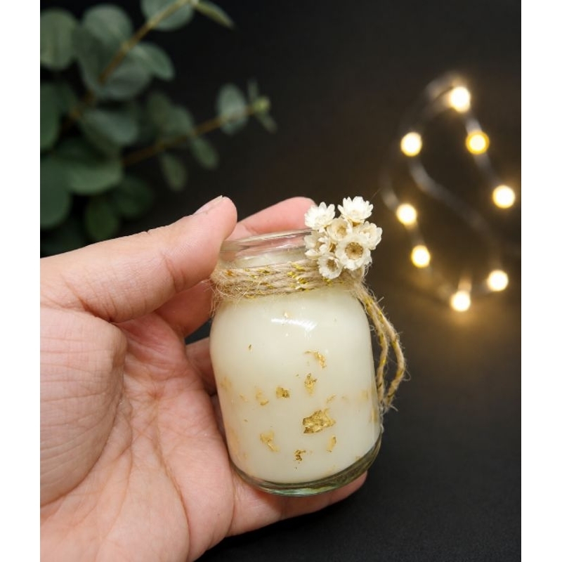 Lembrancinhas (4 unidades) Velas Aromáticas 50 ML | Personalizada para Casamento, Chá de Bebê, Maternidade e Aniversário
