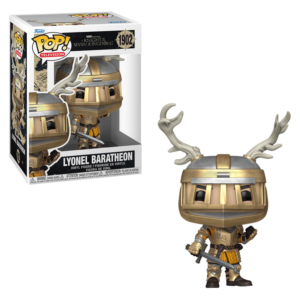 FUNKO POP TELEVISION HBO A KNIGHT OF THE SEVEN KINGDOMS - LYONEL BARATHEON 1902 NOVO ORIGINAL