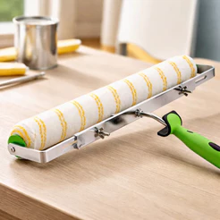 Suporte e Rolo Garfo Duplo Profissional Ajustável 36 a 46cm Cabo Ergonômico Condor