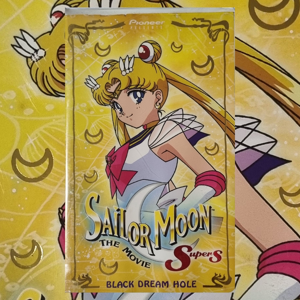 VHS Sailor Moon - Black Dream Hole - Sem legendas em português