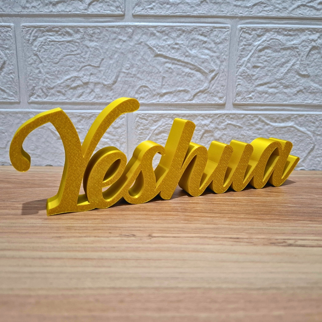 Yeshua | Letreiro Decorativo | Jesus em Hebraico | Fé e Decoração