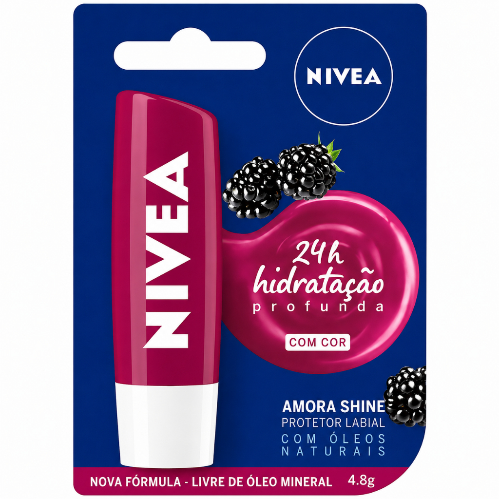 Hidratante Labial NIVEA Amora Shine