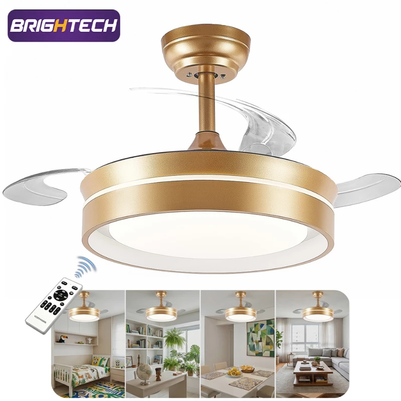 Ventilador de Teto LED Turbo Silencioso Retrátil Brightech 36/42 — foto 2