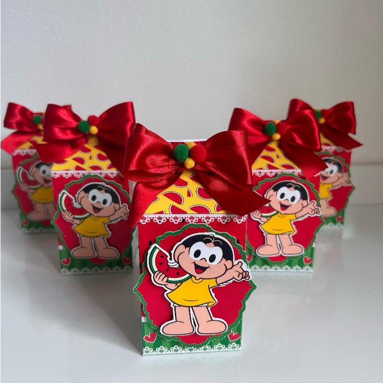 Caixa Milk MAGALI - Kit festa - Lembrancinha  aniversario Personalizada-Papelaria Personalizada