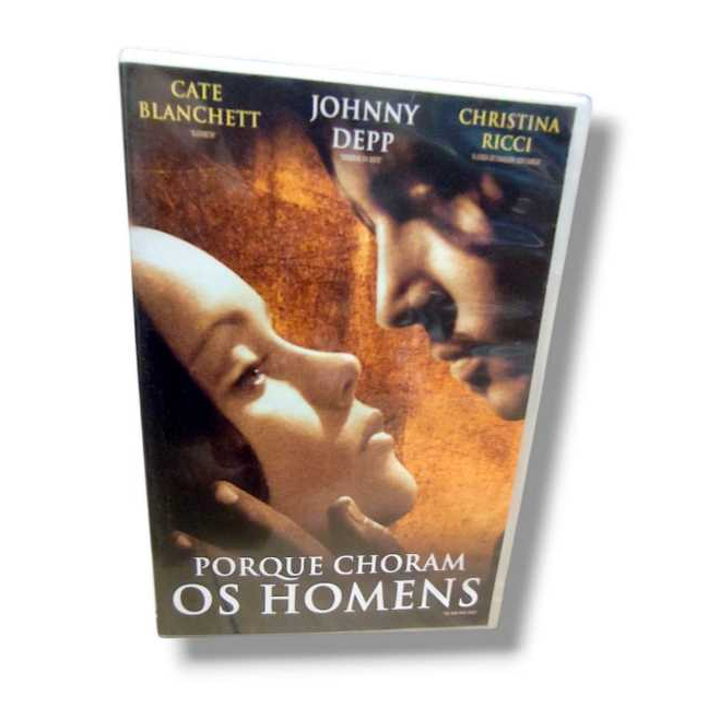 DVD Porque Choram Os Homens - Johnny Depp e Cate Blanchett