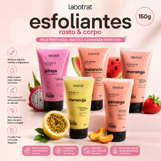 ESFOLIANTES CORPORAL E FACIAL LABOTRAT 150G