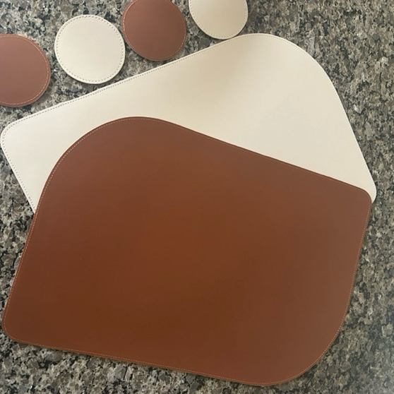 Jogo Americano Dupla Face Souplast Orgânico para Mesa Posta Jantar Protetor Impermeavel