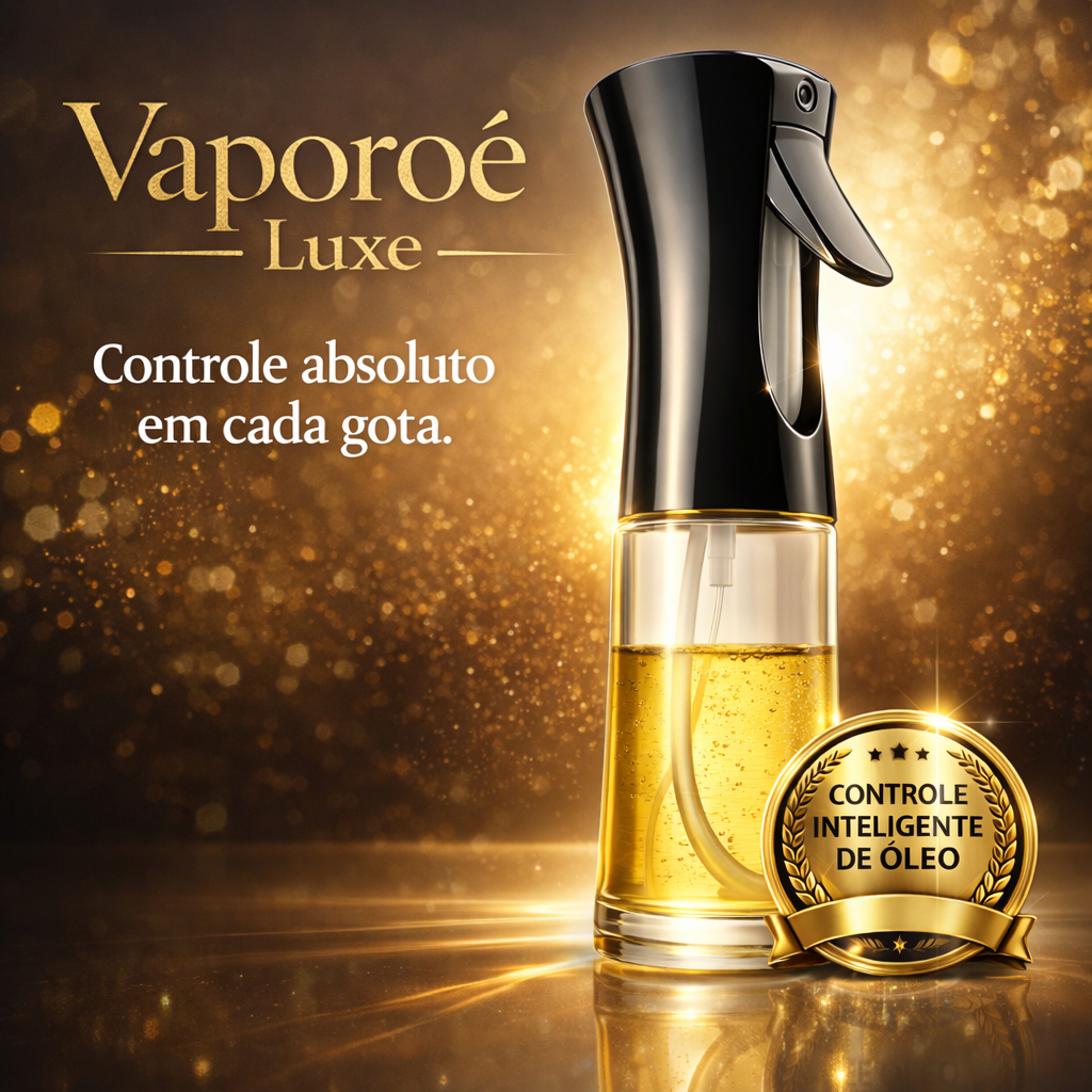Borrifador Spray Azeite 180ml Vaporoé Luxe | Pulverizador Óleo Cozinha Saudável Airfryer Dieta
