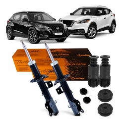 Par Amortecedor Dianteiro Cofap + Kit Kicks 2016 A 2025