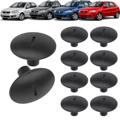 Kit 10 Grampo Presilha Carpete Assoalho Doblo Siena Idea Palio Punto Strada Stilo Uno