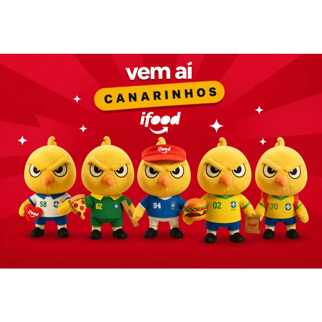 Canarinho iFood Copa do Mundo 2026