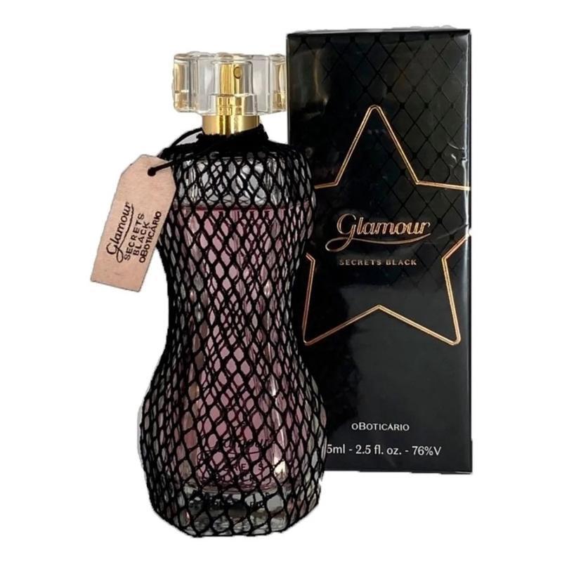 Glamour Secrets Black Intense Desodorante Colônia 75Ml 52752  Eleva o mistério e sensualidade de Glamour Secrets Black a
