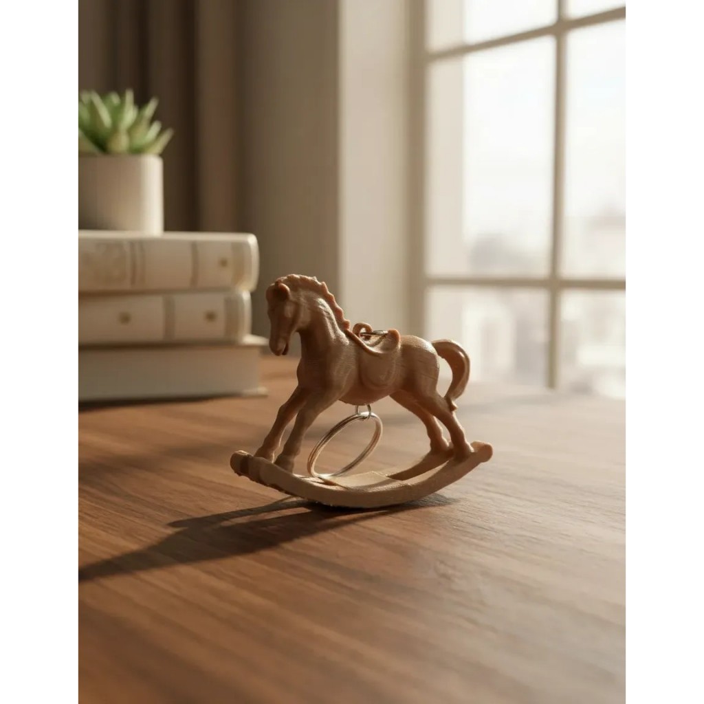 Chaveiro Cavalinho de Balanço 3D Personalizado | Lembrancinha Fazendinha, Maternidade, Chá de Bebê e Aniversário