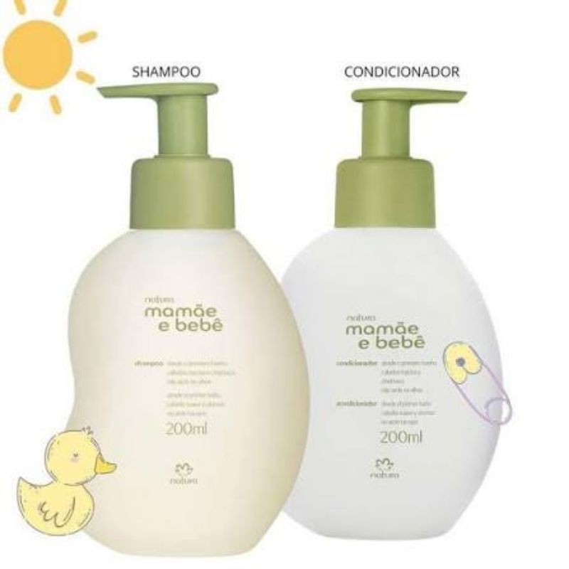 Kit Natura Mamãe E Bebê Shampoo e Condicionador