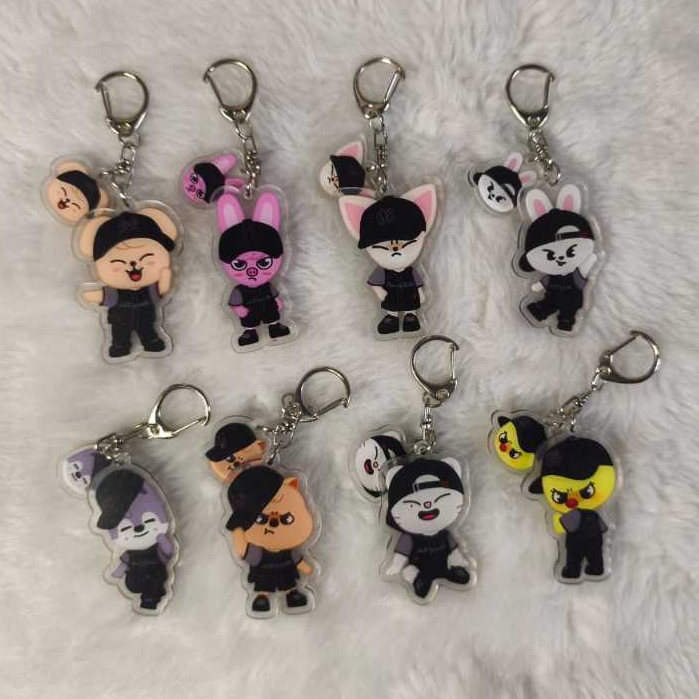 Chaveiro Duplo SKZOO Stray Kids em Acrílico