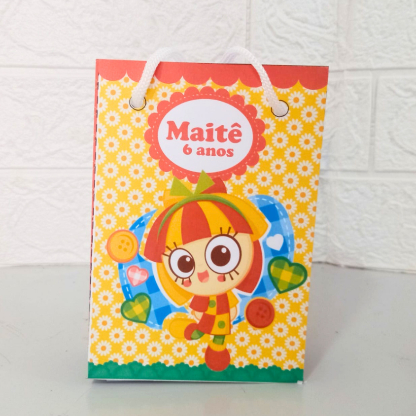 Sacolinha Boneca Emilia Personalizada| Festa Infantil|Lembrancinhas|Aniversário|Supresa