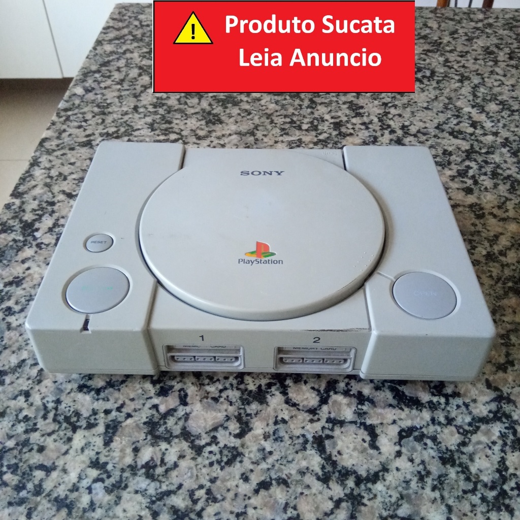 Console Playstation 1 Ps1 Fat Sucata - Leia Anuncio (Usado)