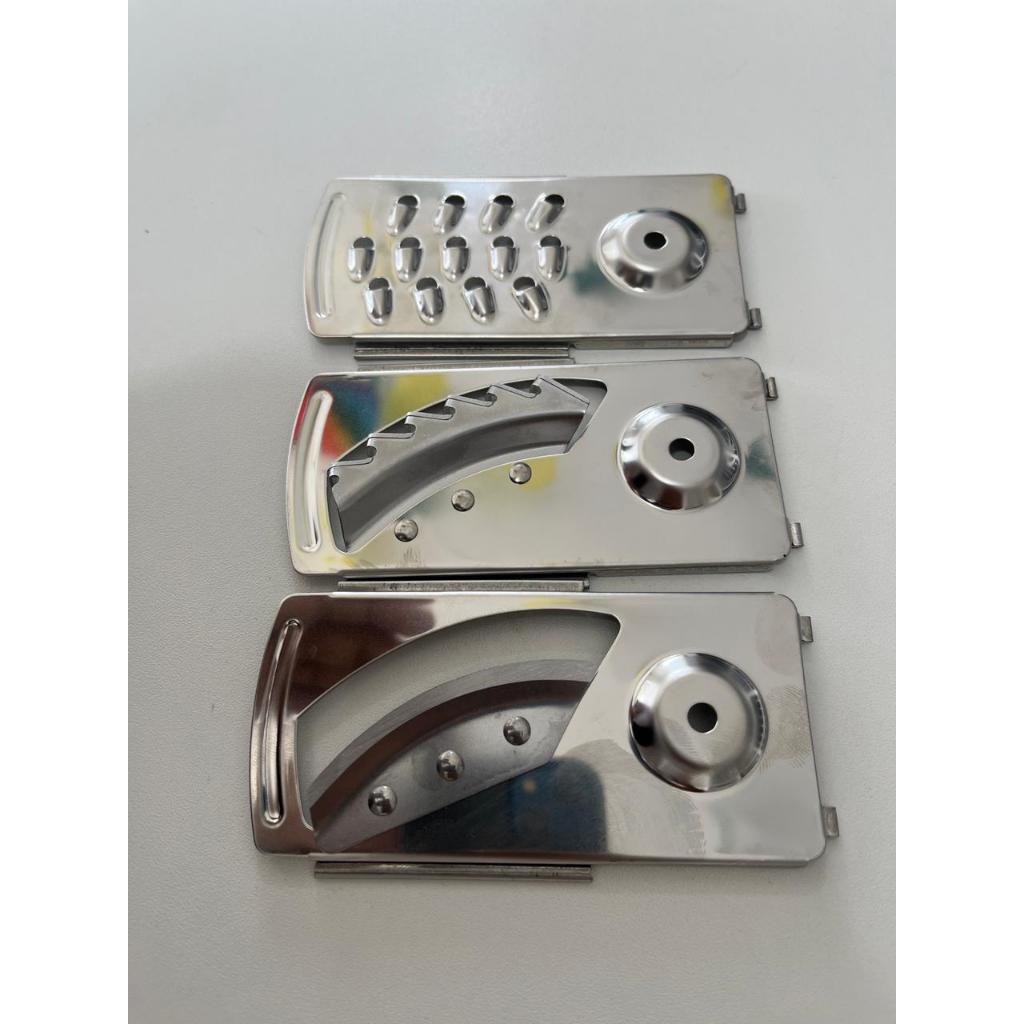 Kit Lâminas Multiprocessador Mondial Turbo Chef MPN-01 Raladora Fatiadora Palitadora