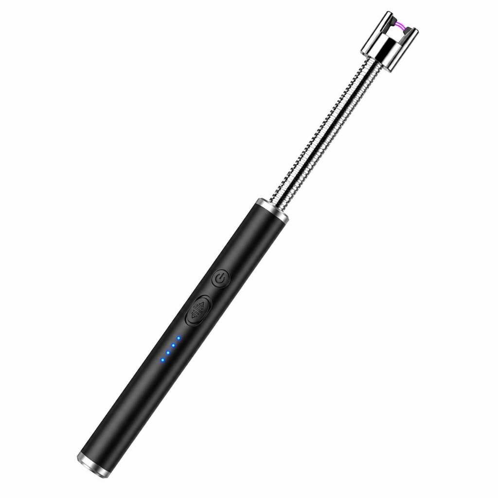 Isqueiro Elétrico USB Recarregável Flexível Para Fogão Churrasco