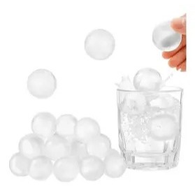 Cubo De Gelo Artificial Ecológico Reutilizável Transparente 10 Peças Para Whisky Drinks Bebidas