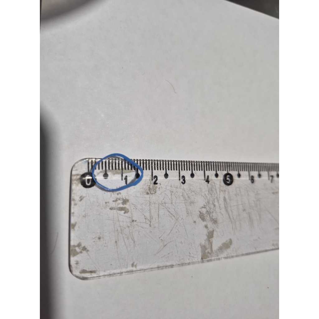 Elástico silicone pequeno e fino Azul Claro — imagem 2 de 2