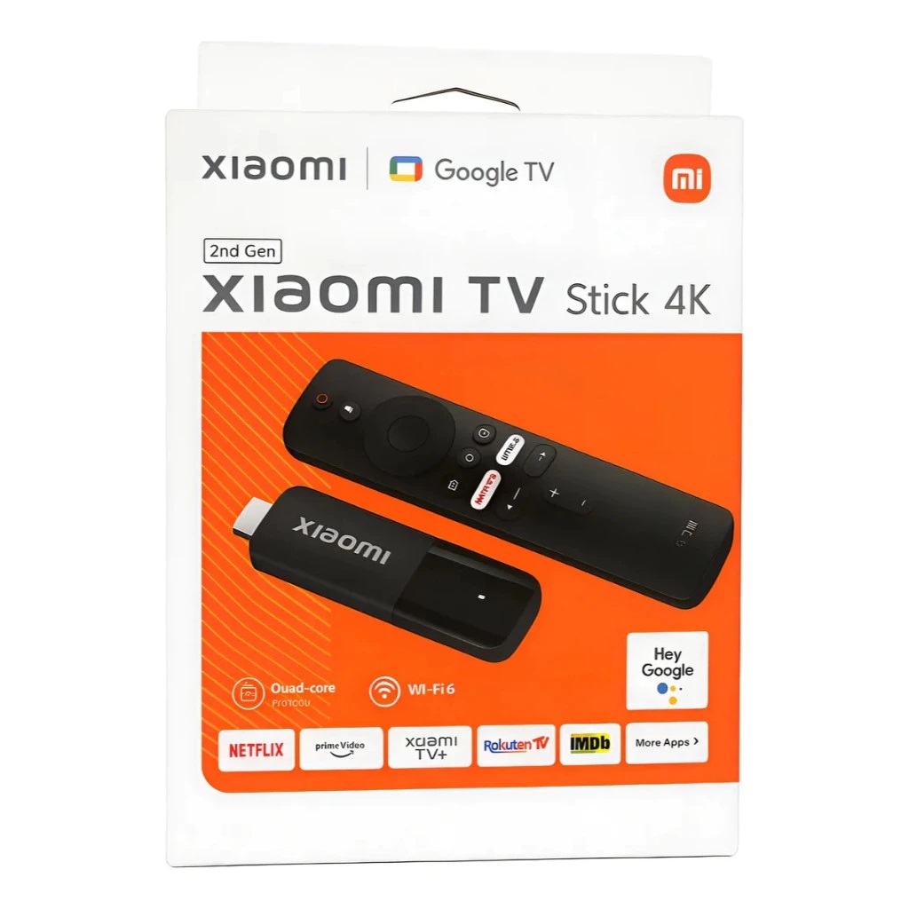Mi TV Stick 4K 2ª Geração Original Xiaomi - Google TV - Chromecast - Controle po
