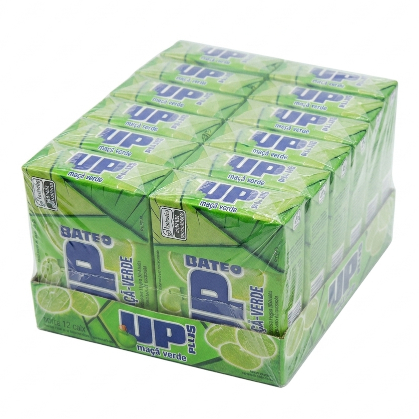 Kit 12 Un Chiclete UP! Sabor Maçã Verde