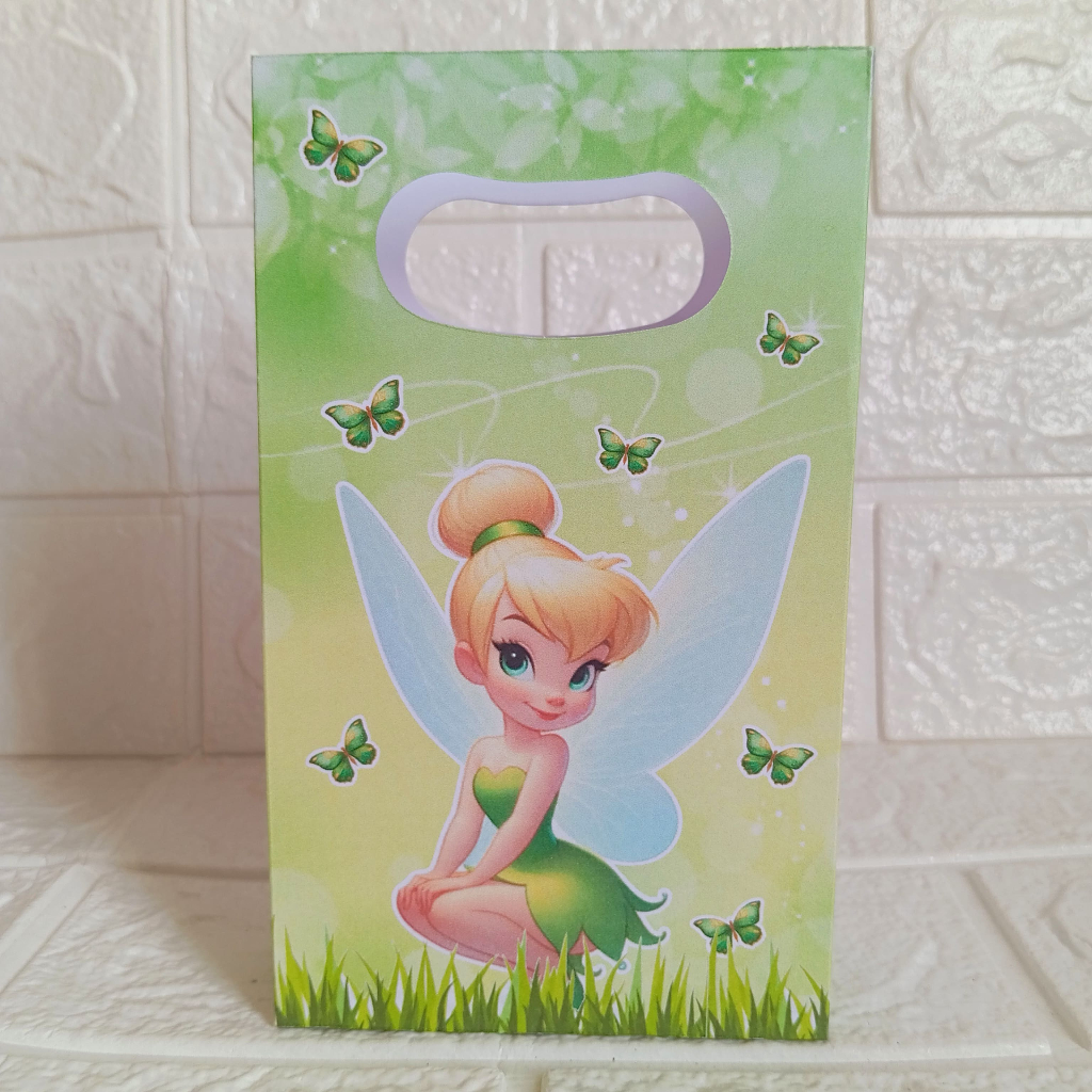 Sacolinha Personalizada Tinker bell Sininho | Lembrancinha Aniversário Infantil - Pegue e Monte