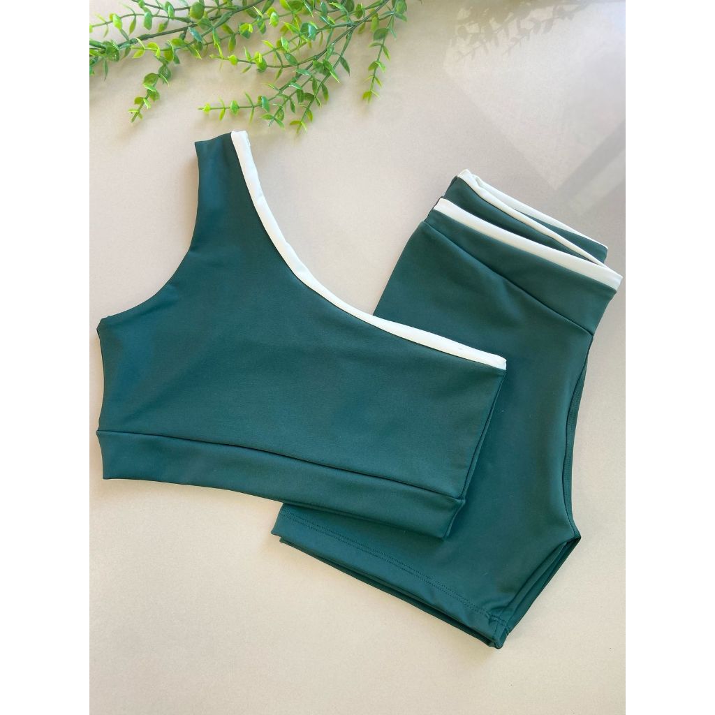 Conjunto Feminino Academia Poliamida Zero Transparência Conforto