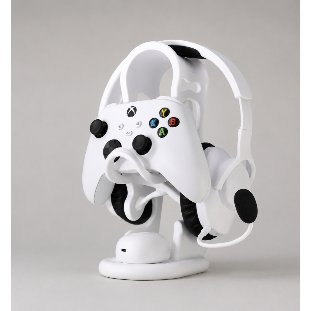 Suporte para controle Xbox Headset  fone de ouvido decoração Quarto e Mesa gamer