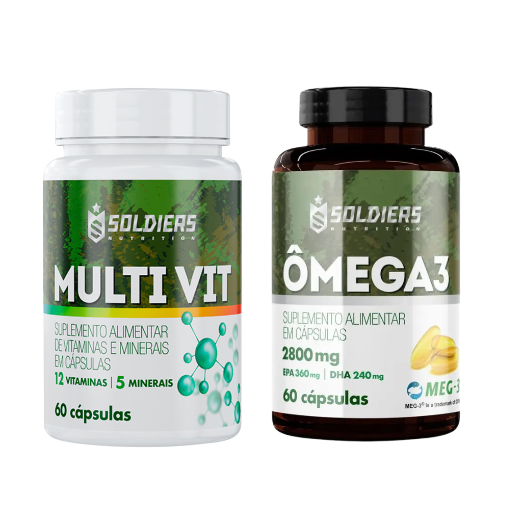 Kit: Multivitaminico + Ômega 3
