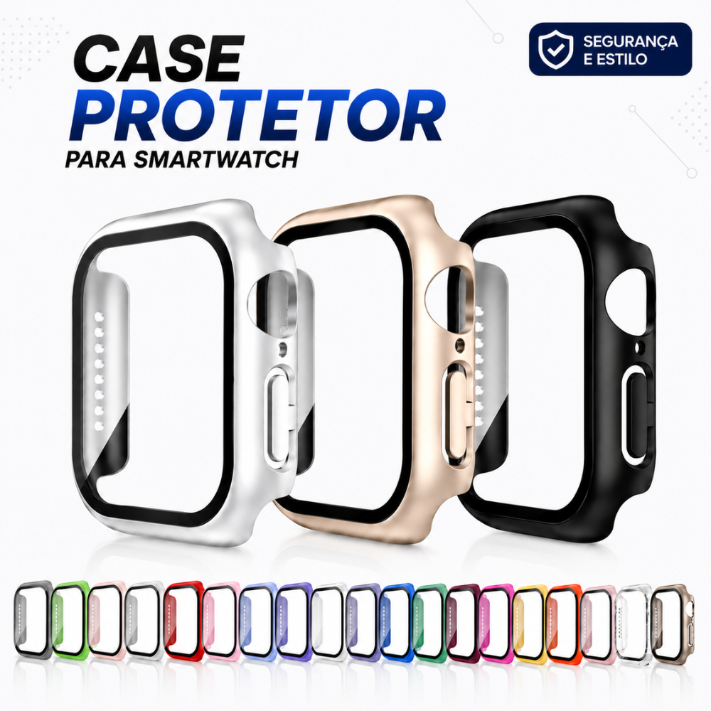 Case com Película para Smartwatch Apple Watch
