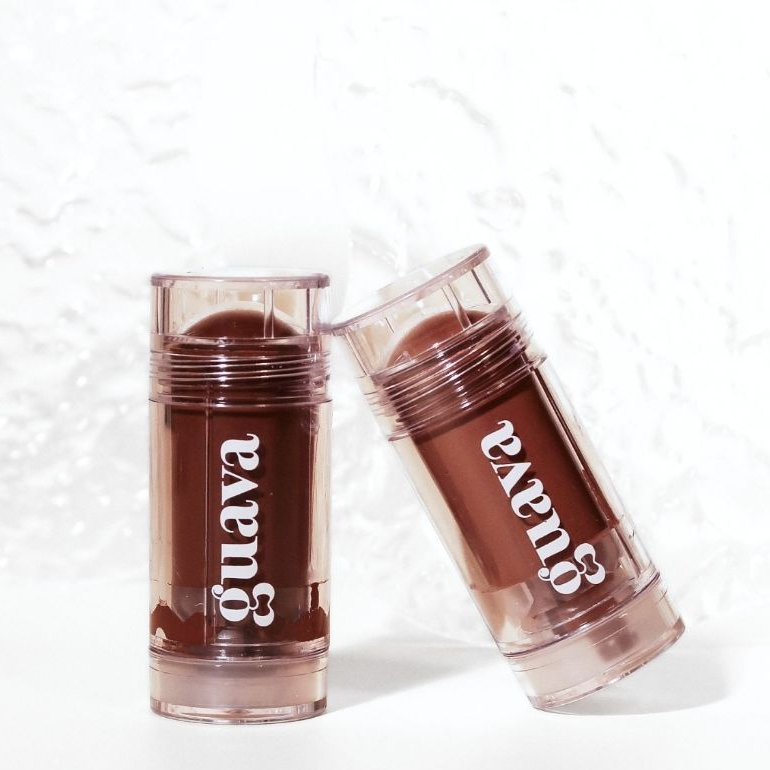 Bastão Multistick sombra contorno e blush Guava com skincare