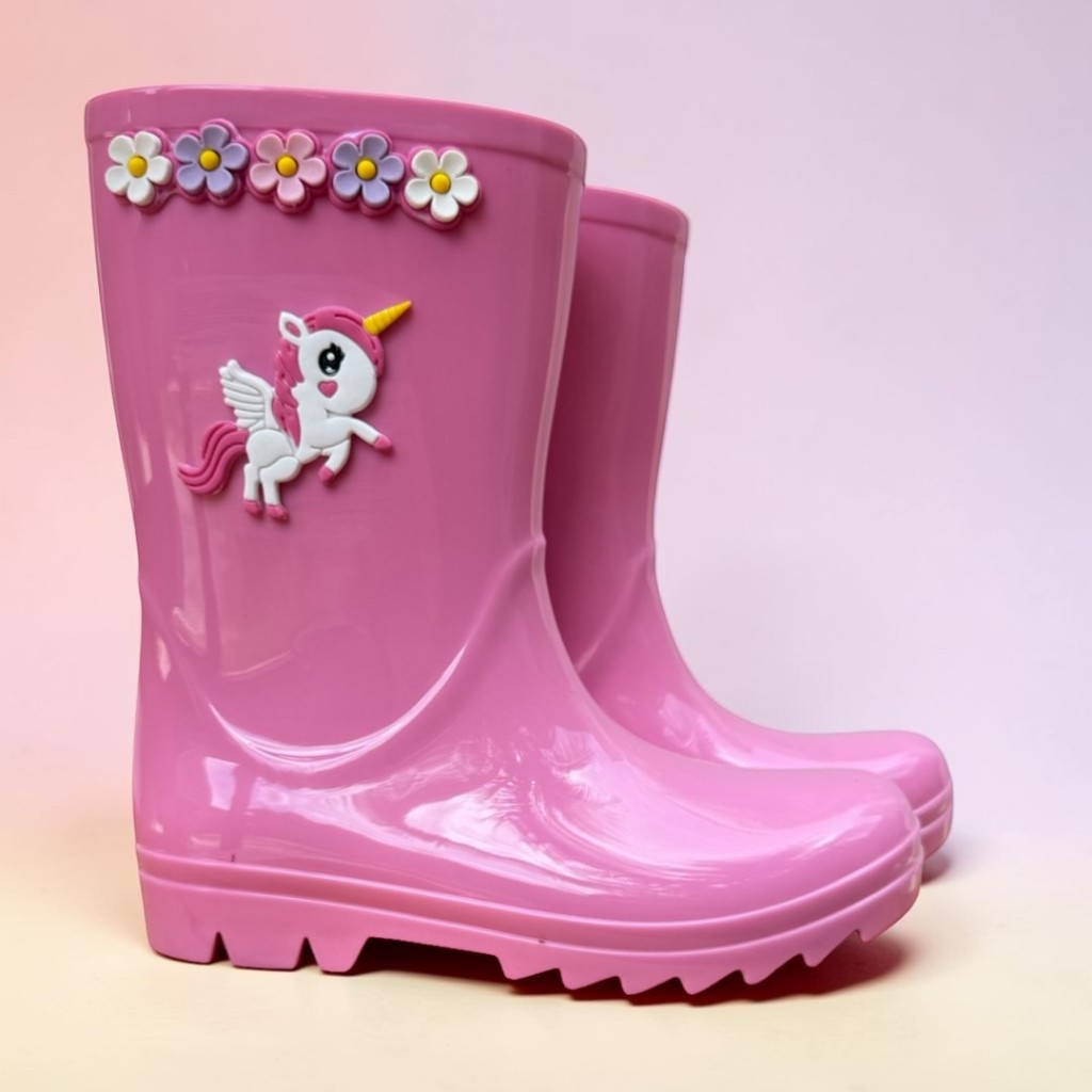 Bota Infantil Menina Galocha Impermeável Feminina