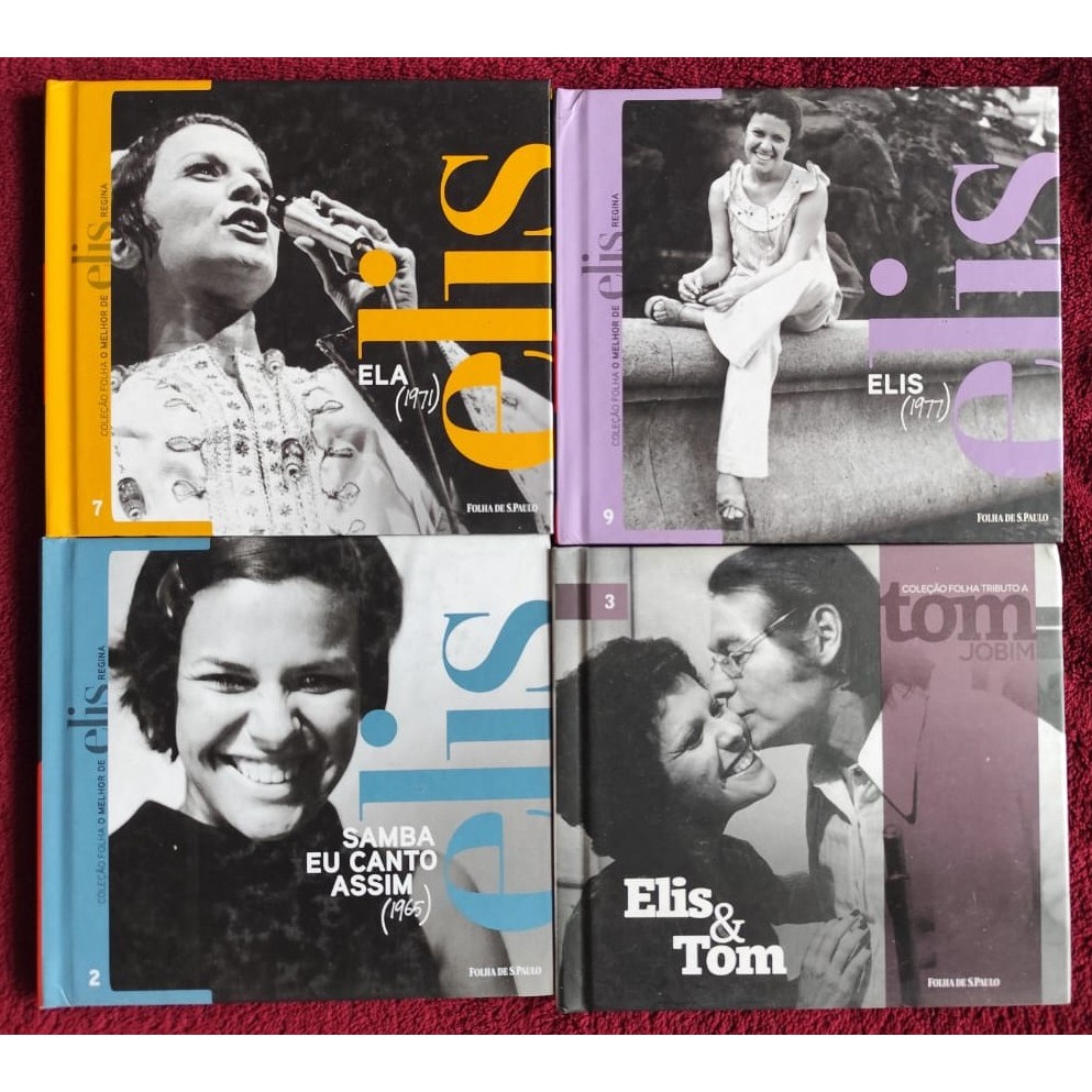 COLEÇÃO ELIS REGINA - 4 CDS ORIGINAIS - COM LIVRETO